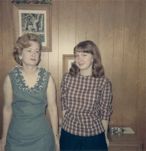 My favorite picture of my mother and me.  Click to enlarge.