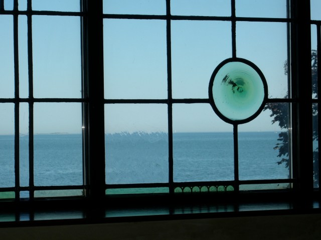 Through a monastery window in Connecticut