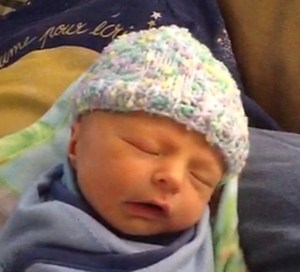 My newborn grand-nephew