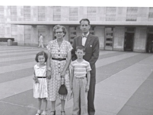 With my grandparents and brother at the United Nations, about 1956