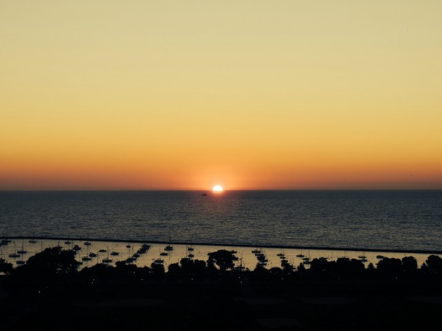 Sunrise on Lake Michigan